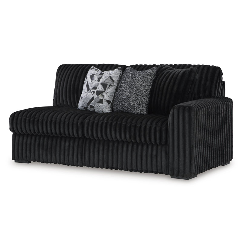 Canapé modulaire 2 pièces Burholme, Noir