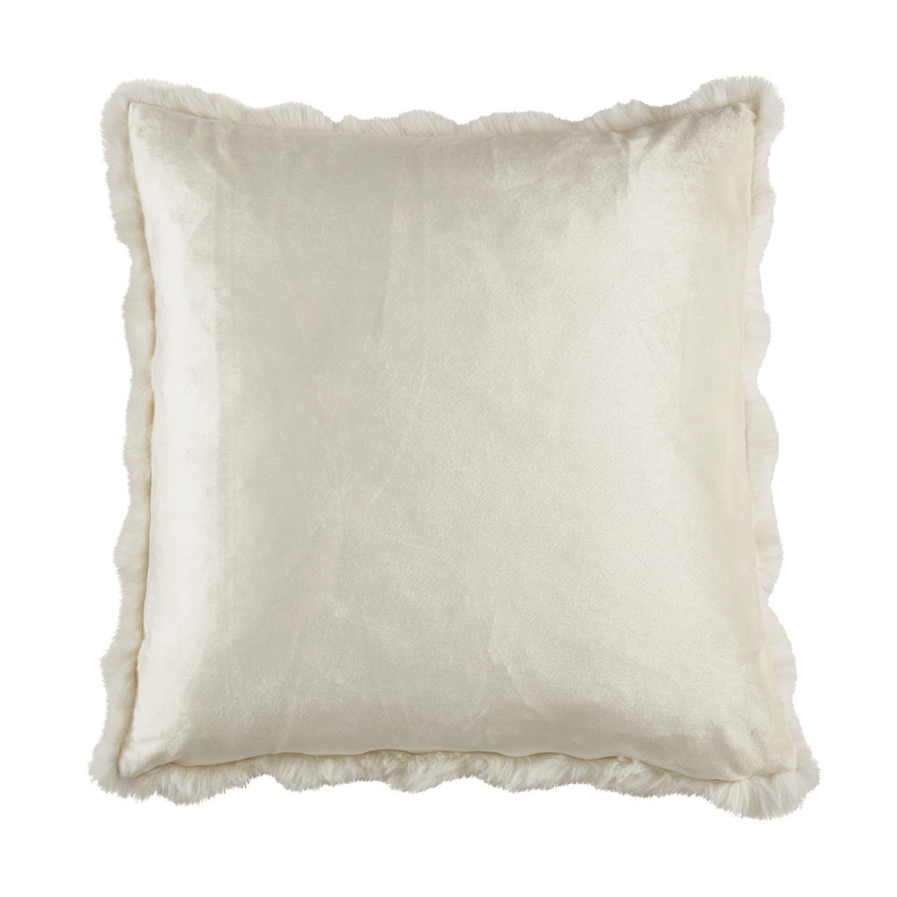 20" x 20" Pillow Cover, Ivory, Down, Square 20"