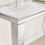Weissport 120cm Glass Top Console Table