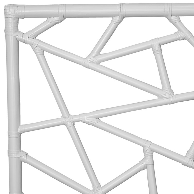 Tiffany Collection Open-Frame Headboard, White, Twin