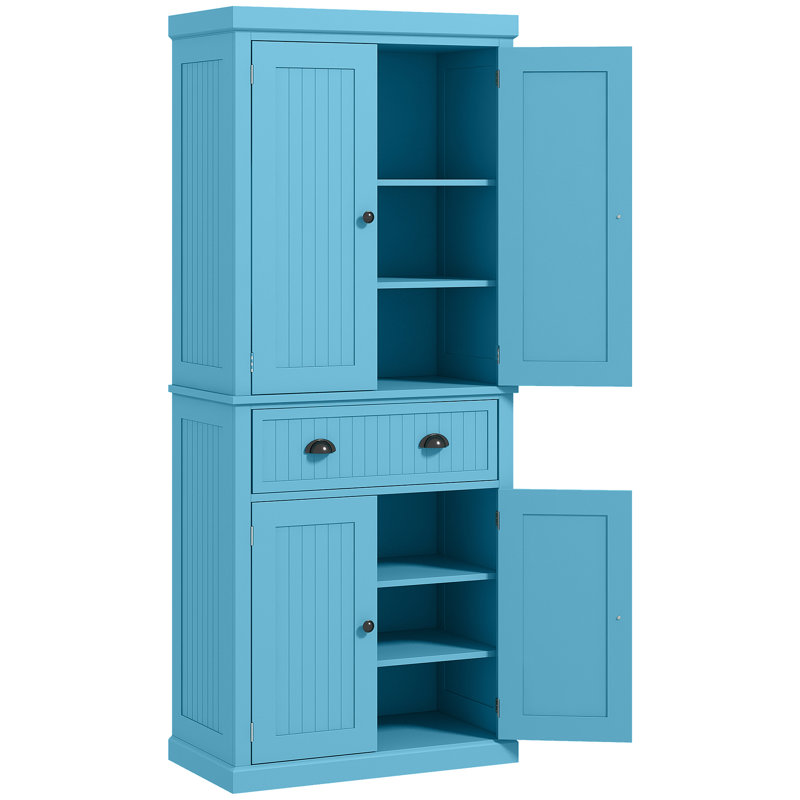 Armoire de cuisine, grande armoire de rangement autoportante
