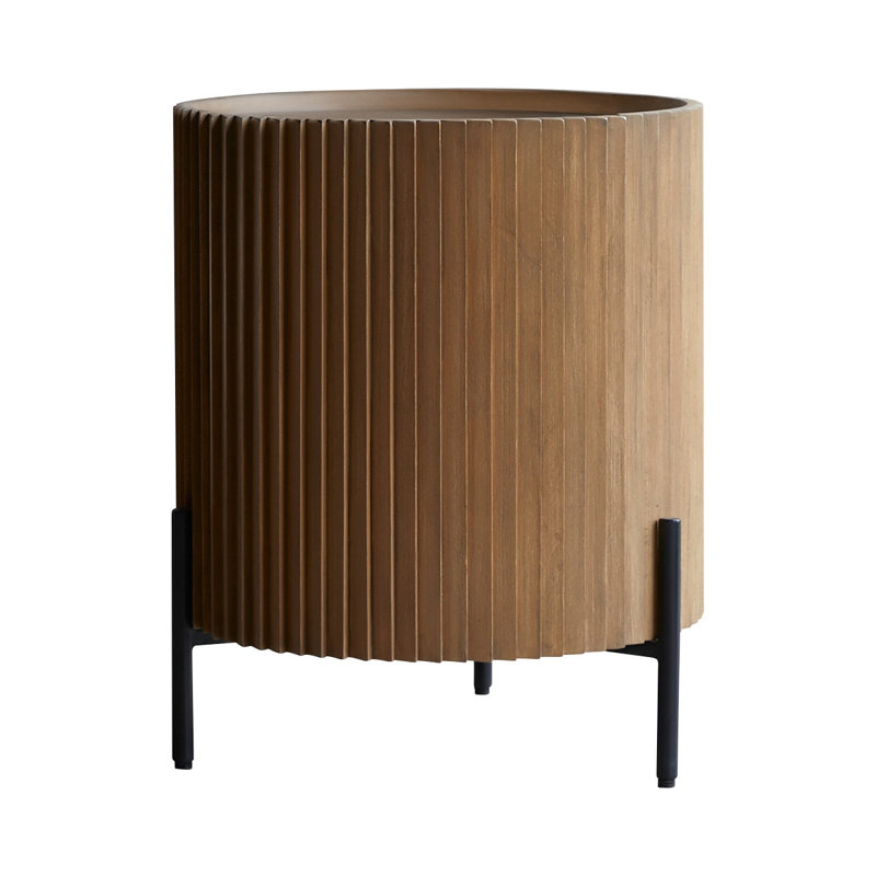 Lou Solid Wood End Table