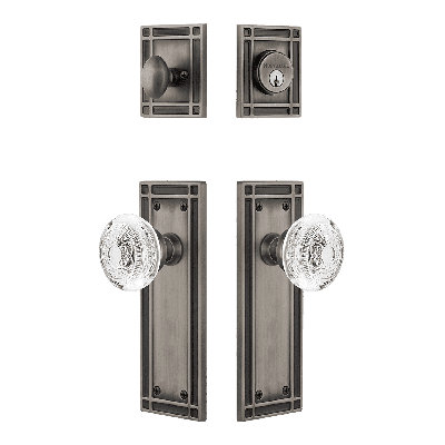 Nostalgic Warehouse Mission Entry Set with Crystal Egg & Dart Knob