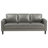 Farallone Grey 2-Piece Track Arm Sofa Set