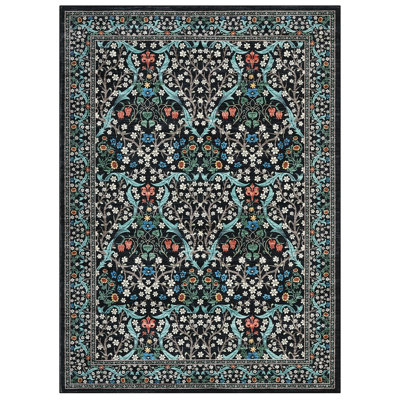 Rectangle Floral Area Rug