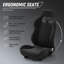 Anman Reclining and Tilting PC & Racing Game Chair in Black