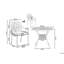 Helland 4 - Person Patio Dining Set with Round Table , Cushions Included-1114051747-1114051748