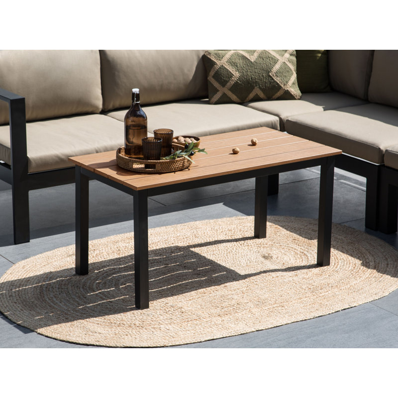 Messina Rectangular Metal Outdoor Dining Table , 96.52cm cm W 50.8cm cm D