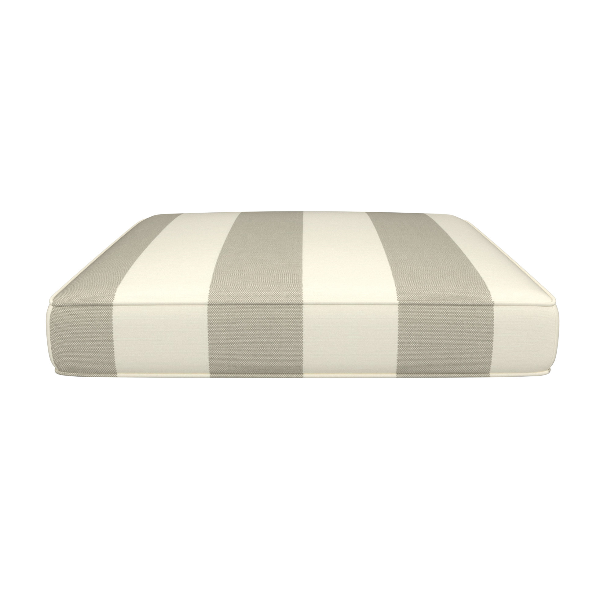 Amala Outdoor Sunbrella® Dining Seat Cushion, Sunbrella Solana Seagull