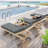Wynee Outdoor 4'' Chaise Lounge Cushion (1 Pcs)-773941717-804711655