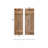 Set of 2 Reclaimed Wood Decorative Shutters | Interior Farmhouse Wall Decor | Natural Wood Distressed Hanging Shutters | 30x10 Each-2000756656