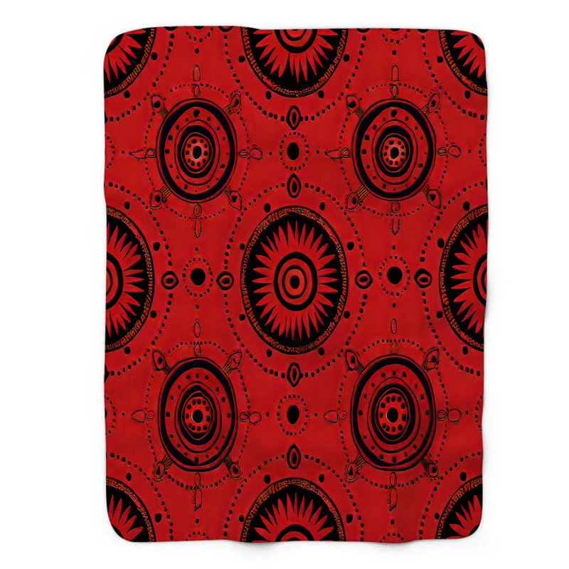 Boho Serenity - couverture de qualité supérieure 1 pièce, Grand lit