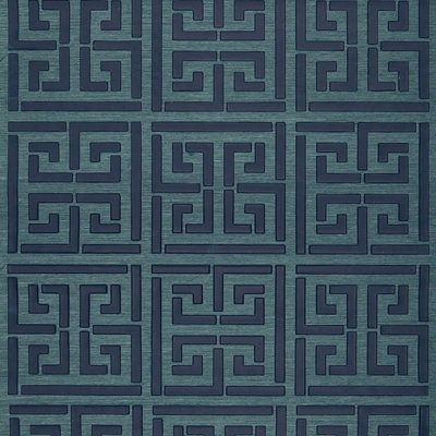 Greek Key Sisal Wallpaper