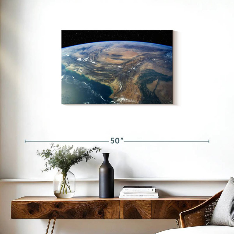 Oberle Earth, 20" H x 30" W