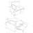 Roca Modular Power Loveseat Grey