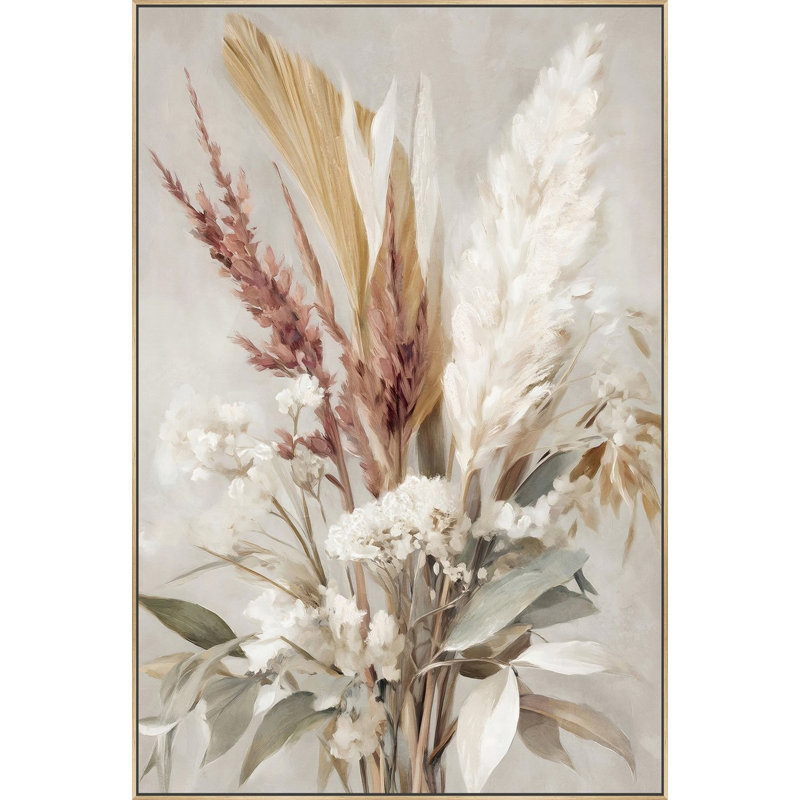 Pampas Elegance II Canvas Wall Art