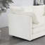 Canapé modulaire, ensemble de sièges modernes 3 pièces pour salon | Blanc neige | Chenille-1314627185
