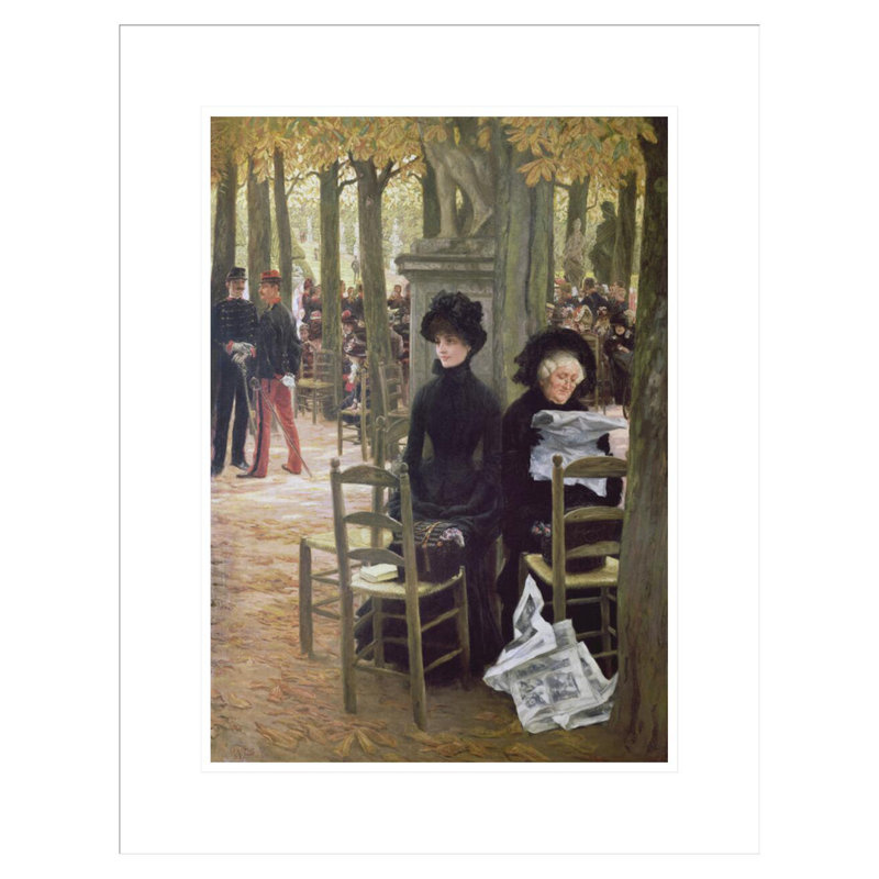 «With a Dowry (Sans Dot») par James Tissot - Reproduction giclée encadrée, H 21,75 po x l 17,07 po