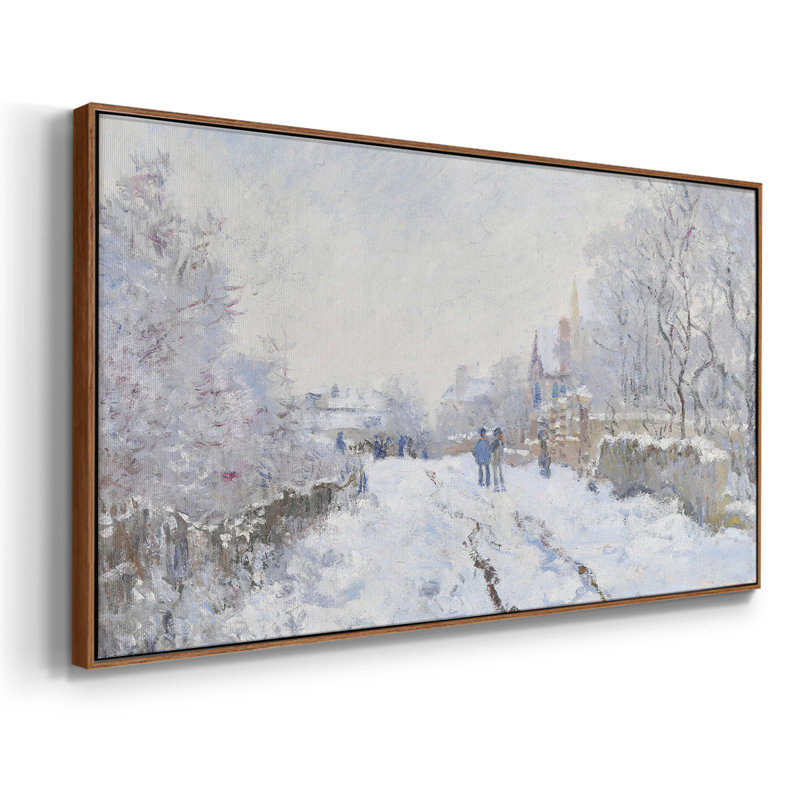 «Landscape Series» - CD XXVI - Toile tendue avec châssis encadré - Prêt à être accroché, Noir, H 17 po x l 33 po