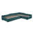 Upholstered Double Twin Size Daybed With Trundle And Drawer, Green