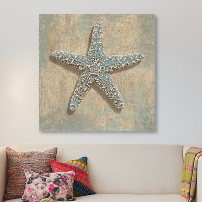 «Aqua Starfish», impression sur toile, H 48 po x l 48 po x P 1,5 po