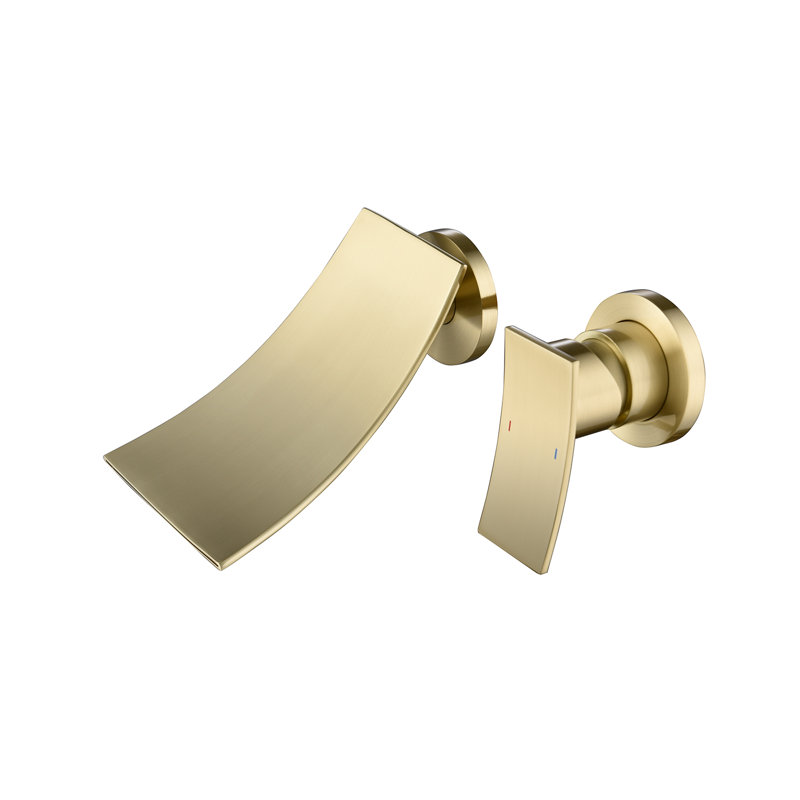 Single-handle Bathroom Faucet, Brushed Gold