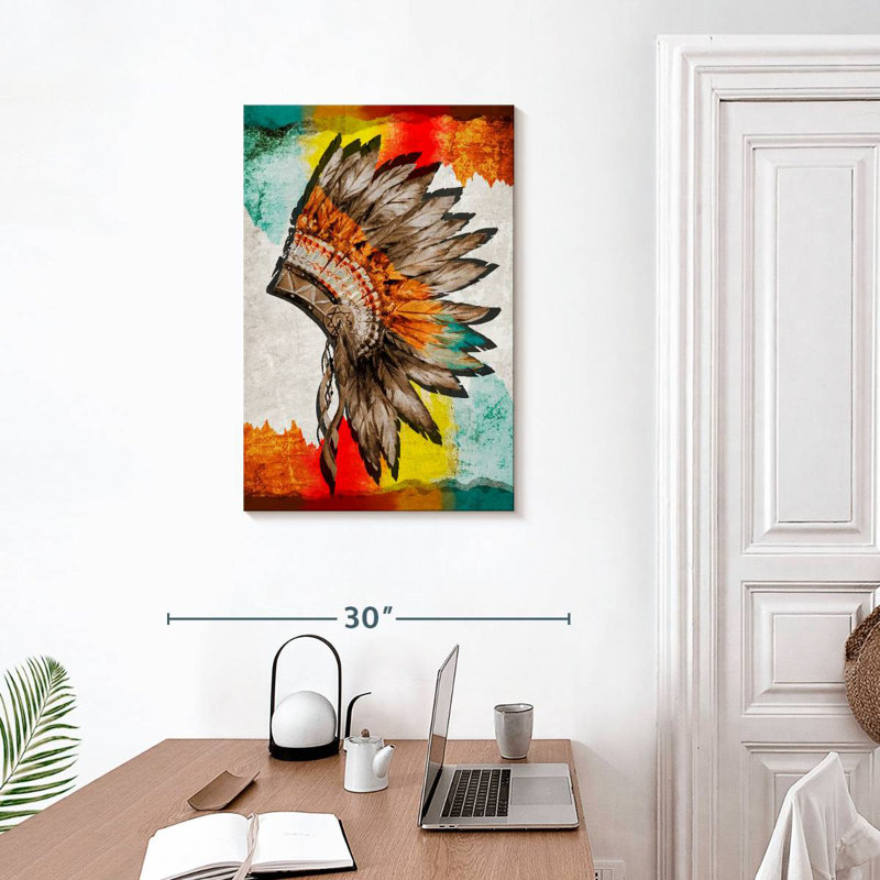Lelar Native American Headwear, 30" H x 20" W
