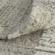 Jalaycia Geometric Hand Loomed Wool Area Rug in Gray
