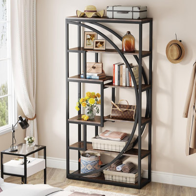 Tall 5 Tier Bookshelf, Creating a Stylish Storage and Display Space for Home and Office