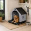 Grande niche pour chien d'extérieur-1196280409