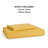 Bedsure Golden Yellow Duvet Cover King Size - Soft Double Brushed Bedding Set for Kids & Adults（Set of 3）-109724470-109724498