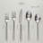 over&back Modern 18/8 Flatware Set - Service for 4-99316924