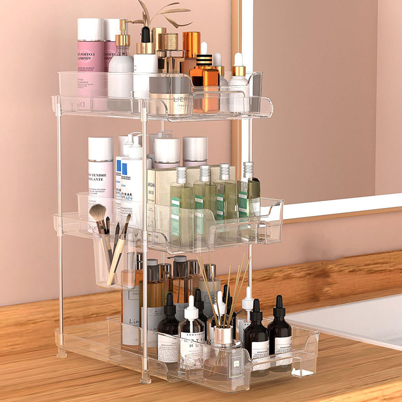Anguila Plastic Makeup Organiser