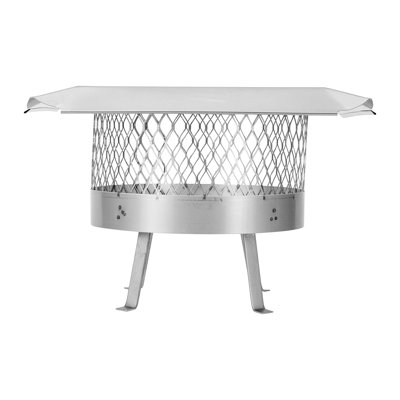 Grille de cheminée en acier