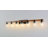 Industrial & Farmhouse Bathroom Vanity Light Over Mirror With Metal & Wood Frame-776518408