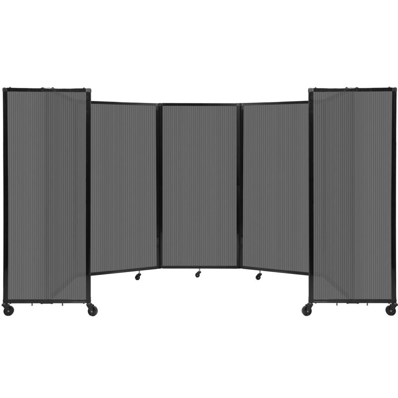 Cloison murale en polycarbonate 360, Gris foncé, H 72 po x l 168 po