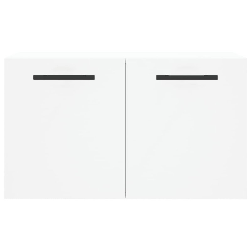 Armoire murale en bois d'ingénierie de 23,6 po vidaXL, Blanc