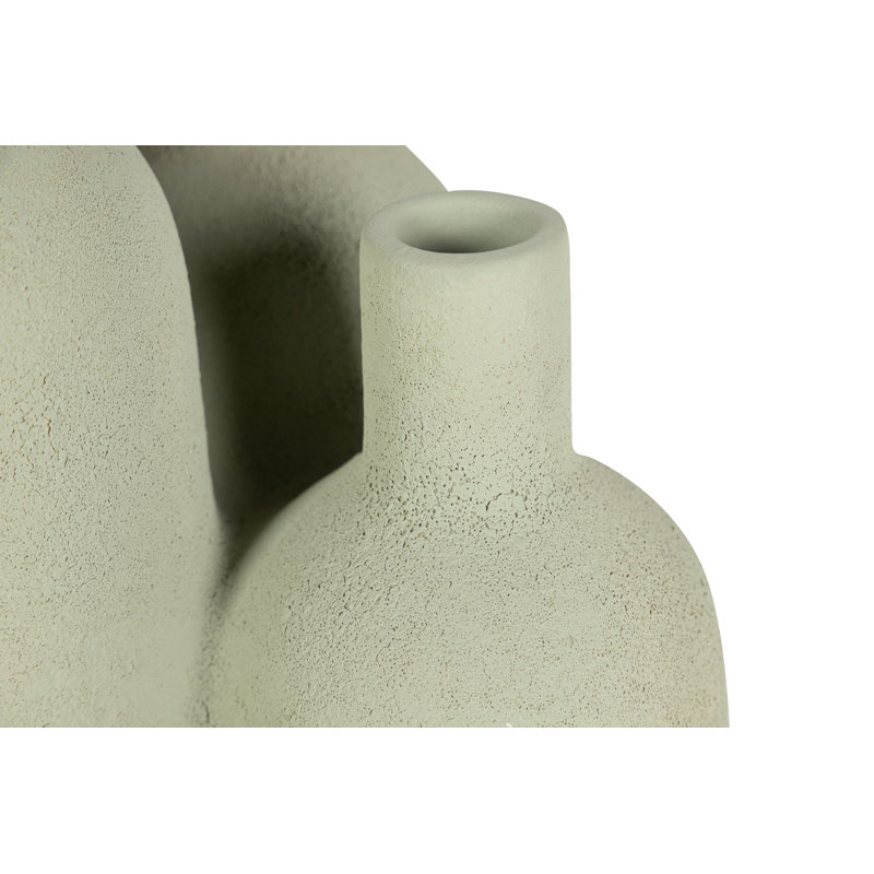 CERAMIC VASE 16X16x29 CM, Green