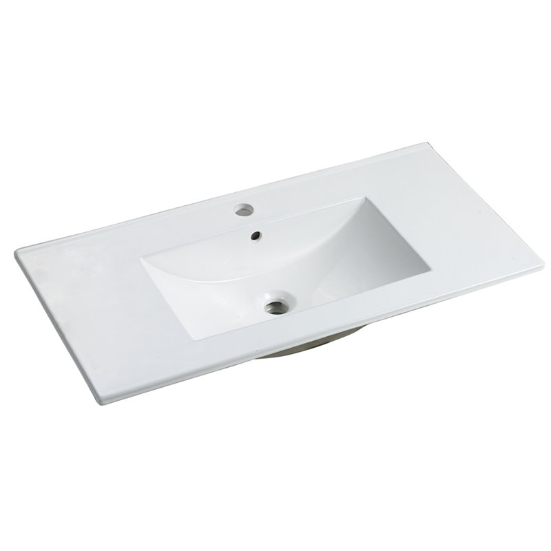 Lavabo en céramique pour meuble-lavabo