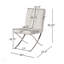 Chaise d'appoint capitonnée Somerville-33427516