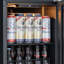 Ensemble réfrigérateur à vin et à boissons autonome de 34 pouces avec deux portes réversibles, cave à vin de 14 bouteilles et cave à boissons de 1,63 pi³ avec éclairage intérieur à DEL (2 unités)