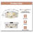 Outdoor Flush Mount Motion Sensor White Ceiling Light Seeded Glass Industrial Design For Porch Patio Entryway