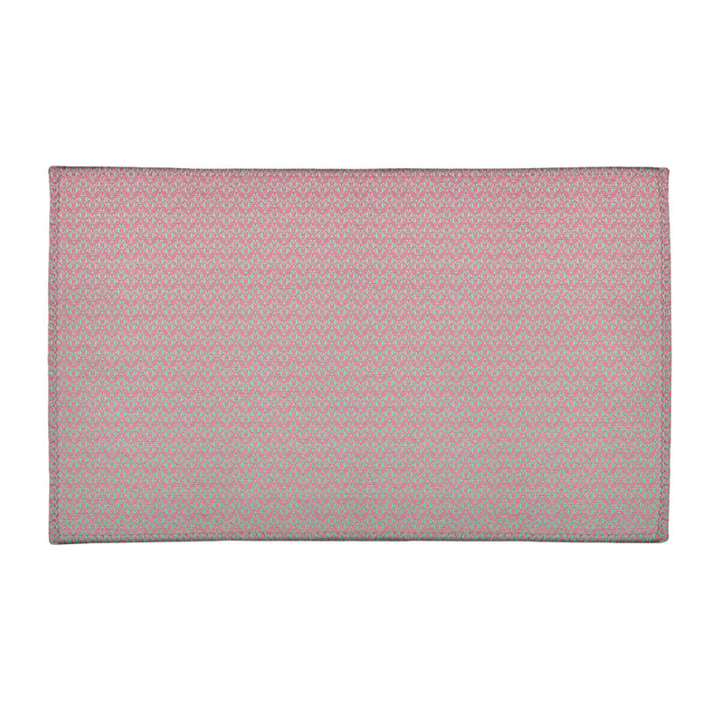 Tapis zone de corail de la lampe reg patterns classic art déco, Rectangle 3 pi x 5 pi