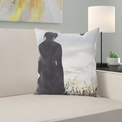 Housse de coussin carré rétro-éclairé et insert