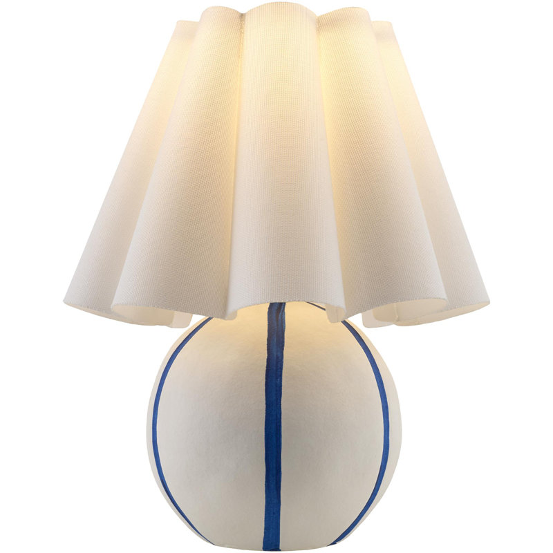 Caistor Kinki Table Lamp, Cream/Navy