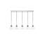 Luminaire suspendu conique à 5 lumières Harlingen-1993080962