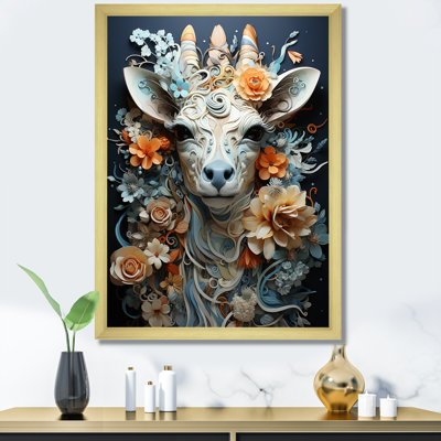 Girafe grise surré - Savane