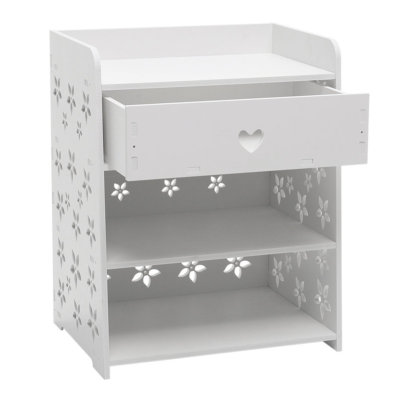 Harvill 40.3cm W Manufactured Wood Bedside Table