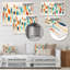 «Walking In The Autumn Woods - Abstract Wall Art Living Room»-790103722-790103727