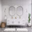 Ensemble de meuble-lavabo double mural 72 po Spring-1392428445